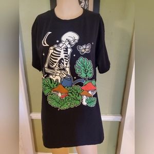 NEW Skeleton Garden Tunic Tee OS